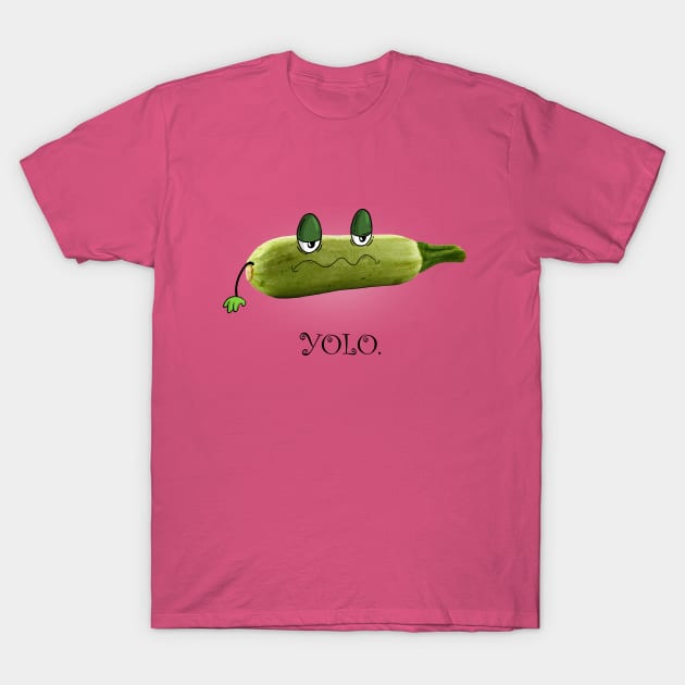 YOLO Zucchini T-Shirt by ofiravr